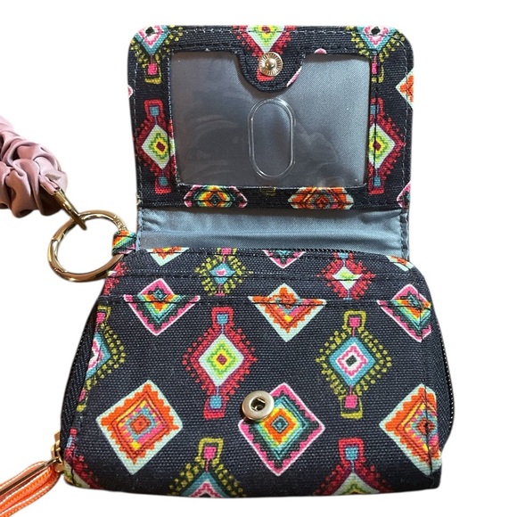 Vera Bradley Mini Medallions RFID Card Case Wristlet - Picture 5 of 7